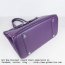 Hermes Birkin 35cm Togo leather Handbags purple silver