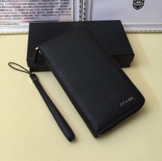 Prada Men's Leather Wallet 1192 Black