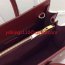 YSL Wine Downtown Tote Cow Leather Bags
