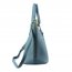 Prada 0812 light blue cross pattern tote bag