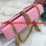 YSL Tassel Chain Bag 22cm Smooth Leather Pink Gold
