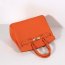 Hermes 30cm Birkin Bag Togo Leather with Strap Orange Gold