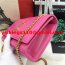 YSL Smooth Leather Chain Bag 22cm Rose