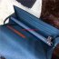 Hermes Kelly Wallet Togo Leather Blue
