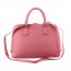 Prada 0812 pink cross pattern tote bag