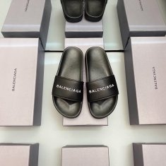Balenciaga flat shoes lambskin black