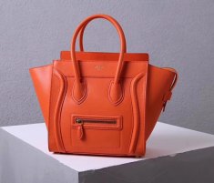 Celine Medium Luggage Tote Bag 26cm Orange