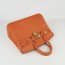 Hermes Birkin 25cm Handbag 6068 orange golden