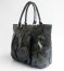 Prada 69588 Tote Bag In Black Sanke Vein