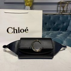 Chloe C Belt Bag Black