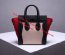 Celine Small Luggage Tote 20cm Black Nude Red