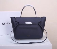 Celine Belt Bag Dark Blue Epsom Leather Tote Handbag
