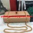 YSL Smooth Leather Chain Bag 22cm Apricot