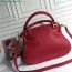 Chloe Marcie Cow Leather Tote Handbag Red