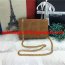 YSL Small Tassel Chain Bag 17cm Suede Leather Camel