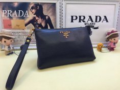 Prada Men's Leather Pouch 3311 Black