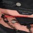 Stella McCartney Falabella Shaggy 37cm Shoulder Bag Black Gunmetal