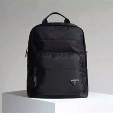 Prada Canvas Backpack 0026 Black