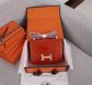 Hermes Constance 23cm Croco Leather Orange