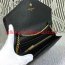 YSL Envelope Chain Bag Caviar Leather Black 23cm