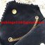 YSL Suede Leather Tassel 22cm Bag Black