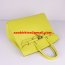 Hermes Birkin 30cm Togo Leather Handbags Lemon Yellow Golden