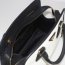 Prada 2578 cross pattern white black tote bag
