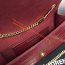 YSL Croco Classic 24cm Chain Bag Burgundy Gold