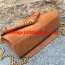 YSL Suede Leather Tassel 22cm Bag Camel